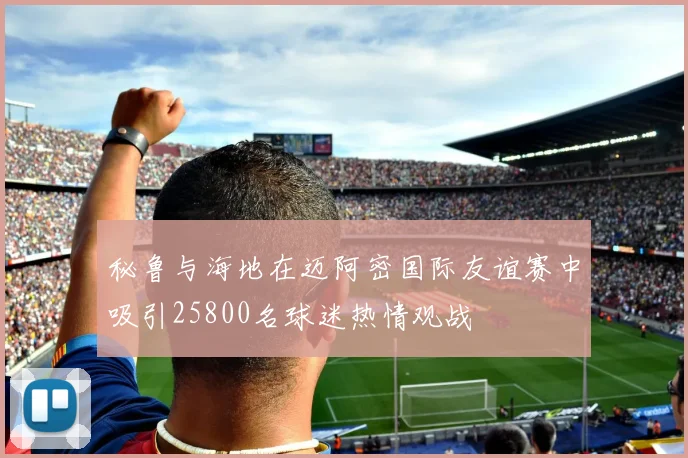 秘鲁与海地在迈阿密国际友谊赛中吸引25800名球迷热情观战